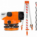 Комплект 3в1: нивелир RGK N-24 + штатив, рейка 5м