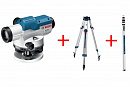 Комплект оптический нивелир Bosch GOL 20D штатив  рейка - 3 в 1